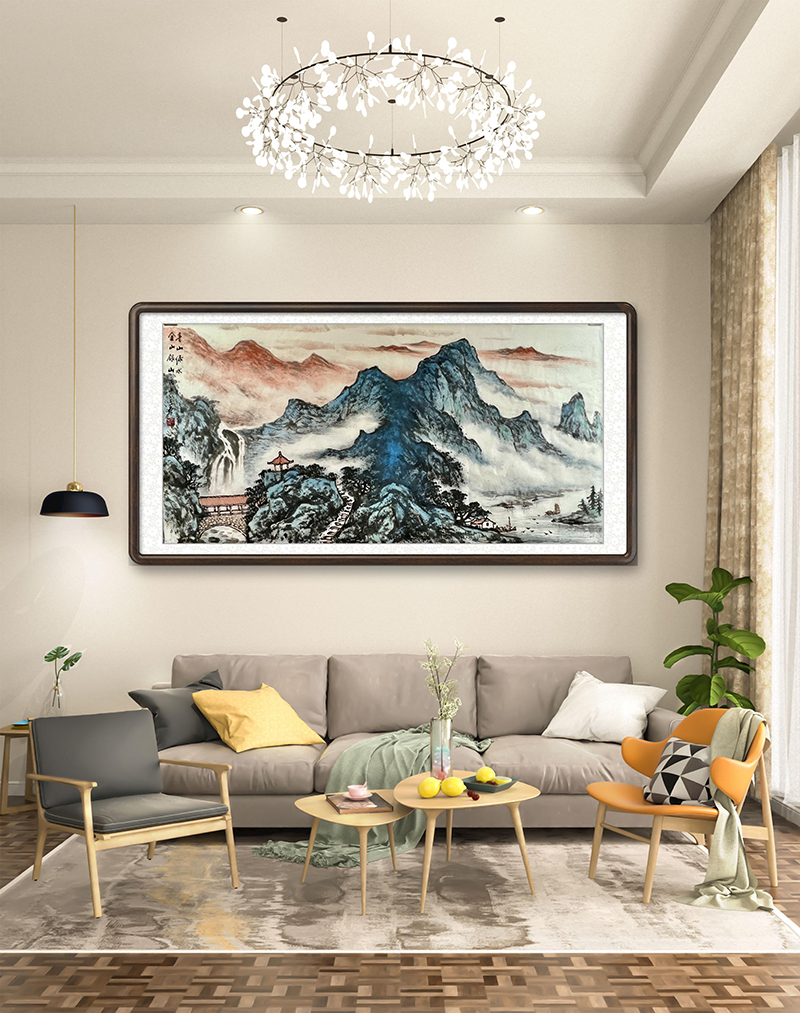 Green mountains and clear waters, golden mountains and silver mountains