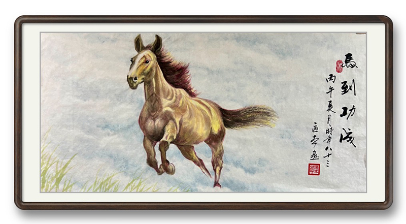 Success comes as soon as the horse arrives